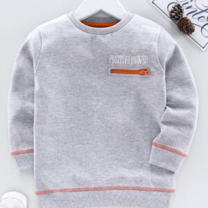Kids’ gray sweatshirt